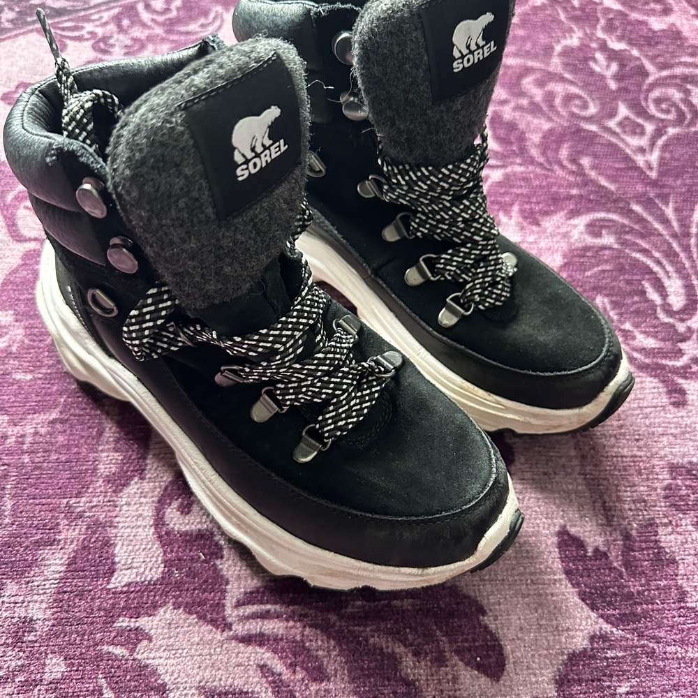 Sorel Kids Black Winter Boots